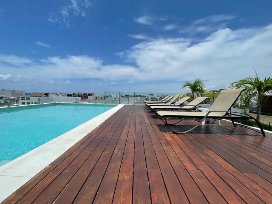 5Th Ave - Gym - Pool - Rooftop Плайя-дель-Кармен Екстер'єр фото