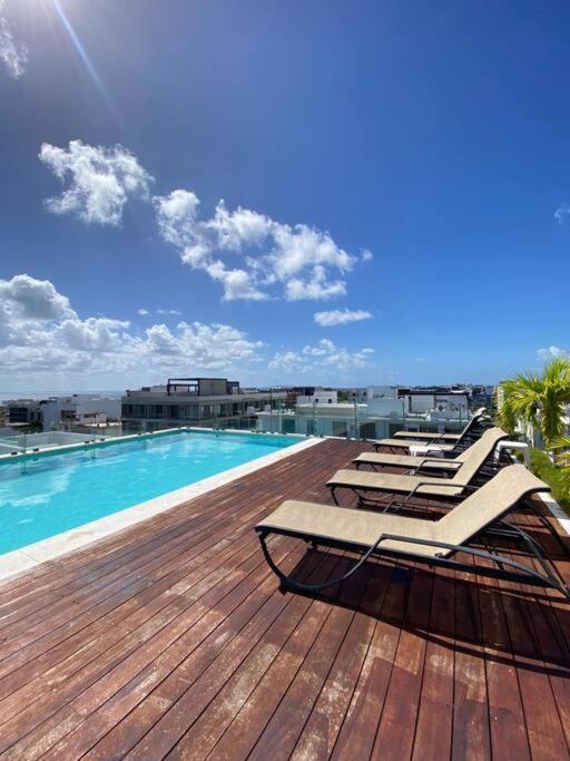 5Th Ave - Gym - Pool - Rooftop Плайя-дель-Кармен Екстер'єр фото